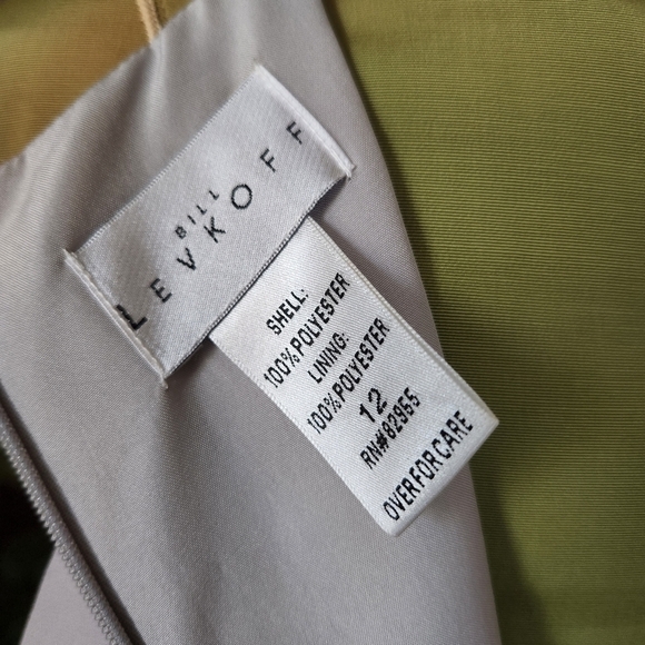 BILL LEVKOFF Blouson Chiffon Sample Dress Size 12 - Picture 9 of 10